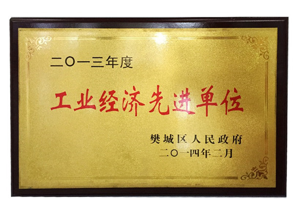 2013年度工業(yè)經(jīng)濟先進單位